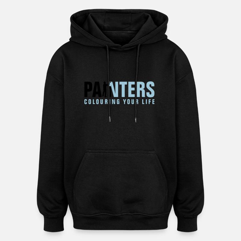 painters_062012_a_2c - Oversized Unisex Hoodie - black
