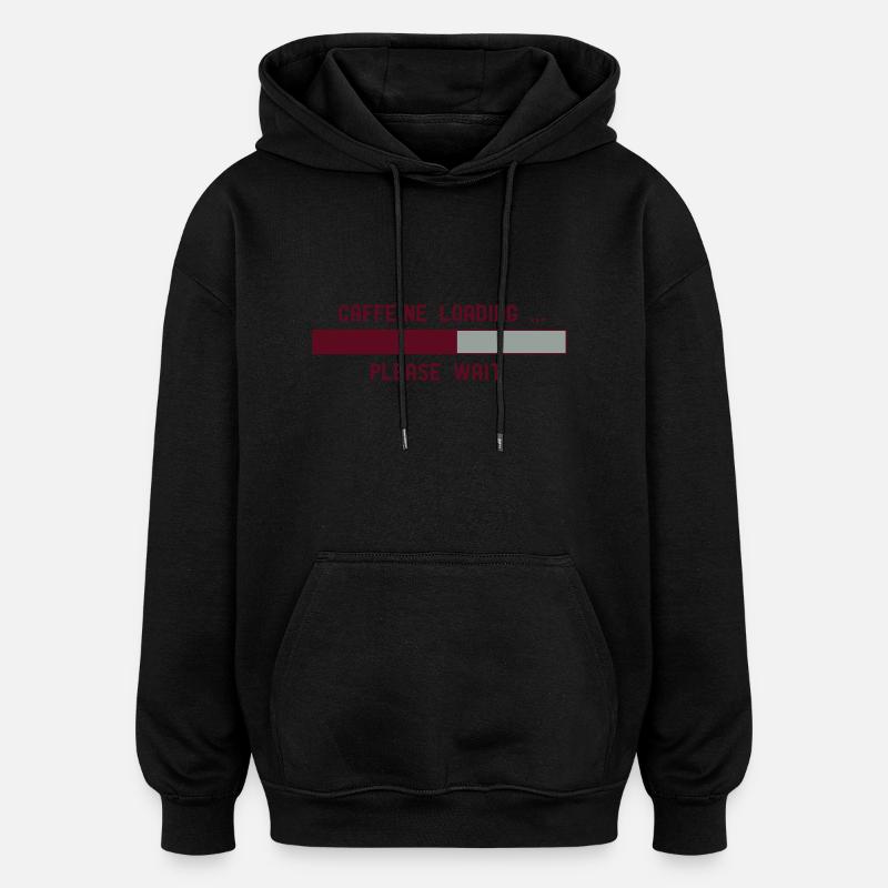 loading - Oversized Unisex Hoodie - Schwarz