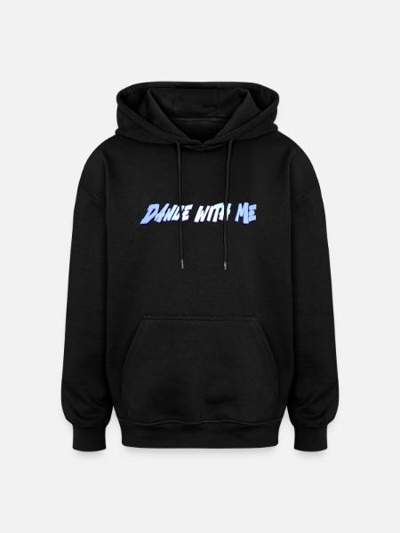 Dance With Me - Oversized Unisex Hoodie - black
