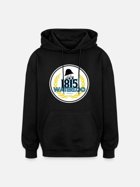 Waterloo - Oversized Unisex Hoodie - black