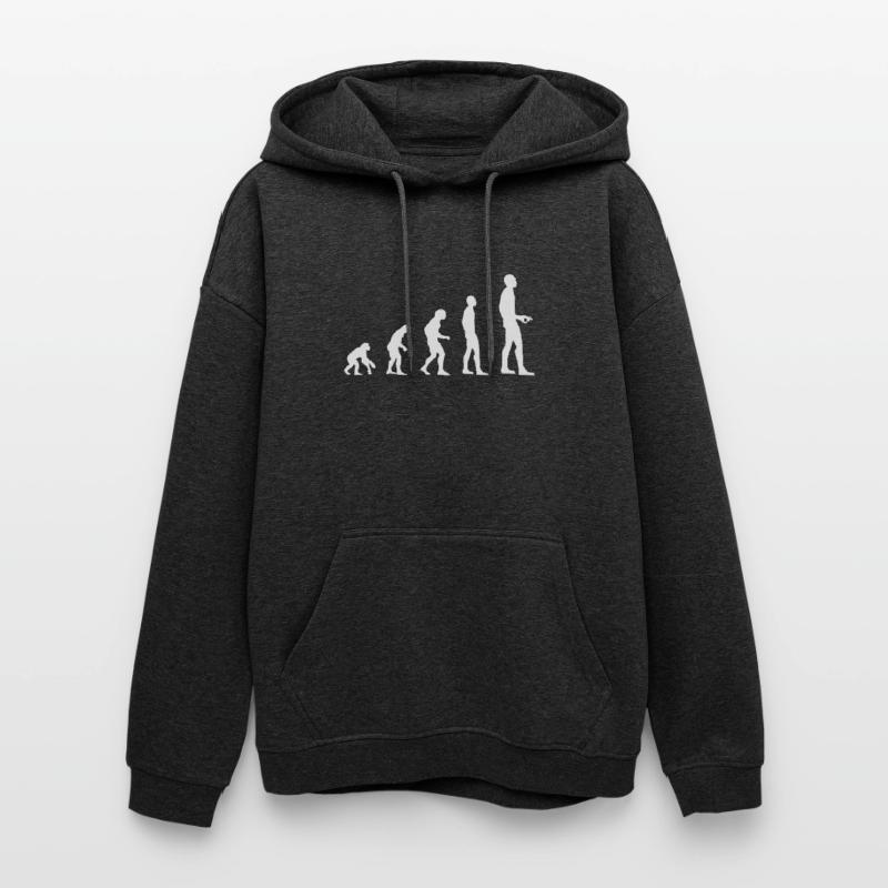 Évolution Sweat à capuche oversize unisexe