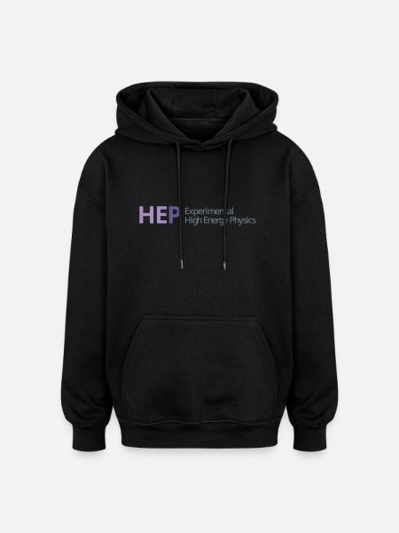 logo HEP - Oversized Unisex Hoodie - Schwarz