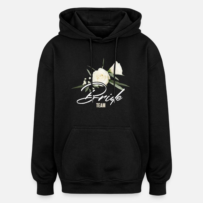 Équipe Bride - Sweat à capuche oversize unisexe - noir