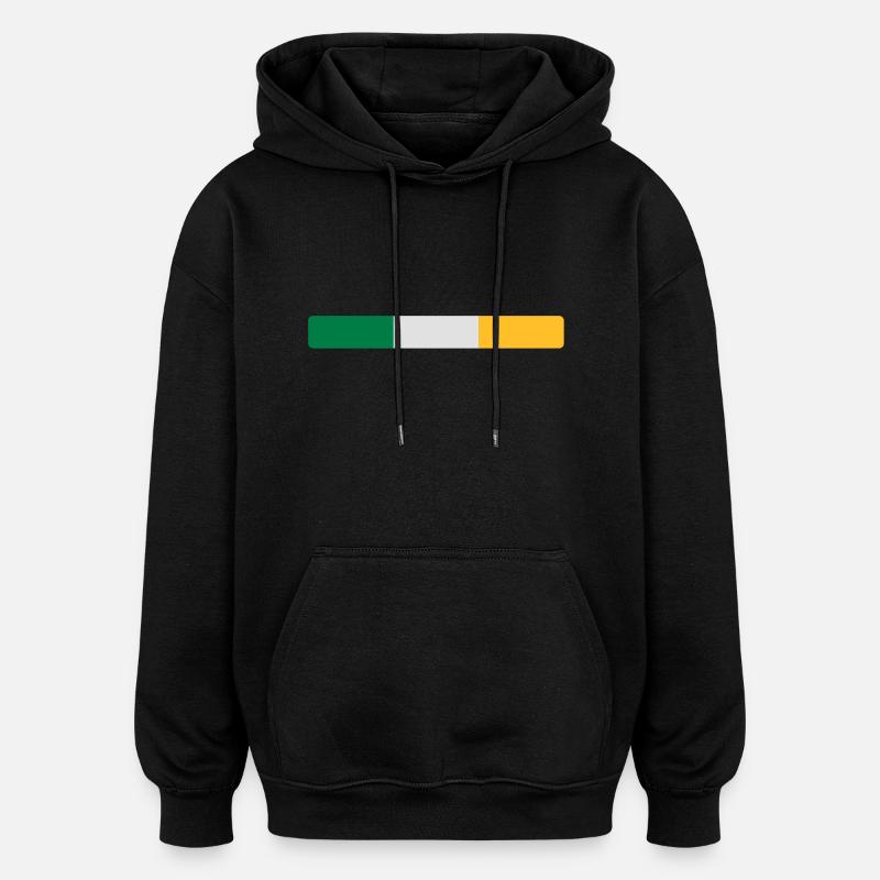 Irlande - Sweat à capuche oversize unisexe - noir