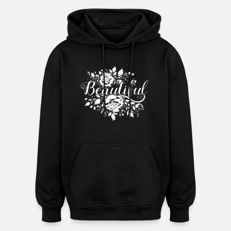 Belle police Belle - Sweat à capuche oversize unisexe - noir