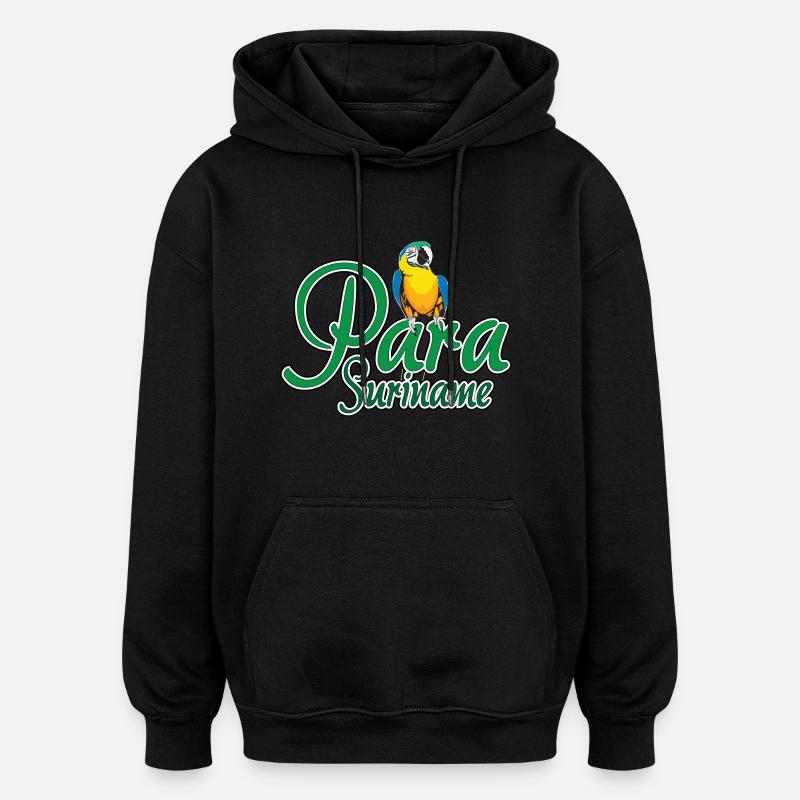 District de Para - Sweat à capuche oversize unisexe - noir