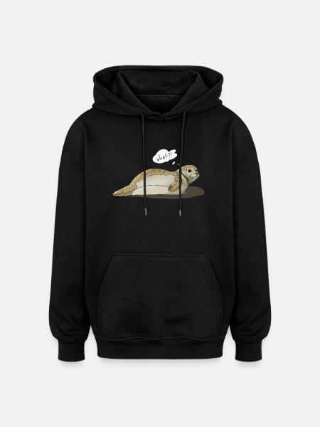 Robbe says what ?! - Oversized Unisex Hoodie - black