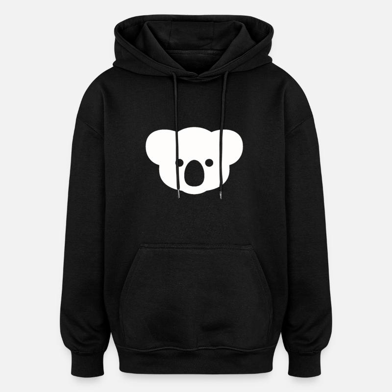 Koala sind GEIL - Oversized Unisex Hoodie - Schwarz