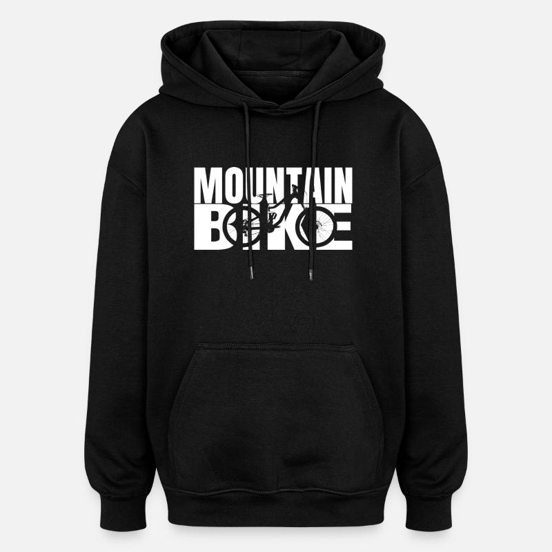 VTT VTT Descente - Sweat à capuche oversize unisexe - noir