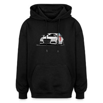 RS6 C7 A6 4G Skulldriver - Oversized Unisex Hoodie - black - Front - Noah (186cm)
