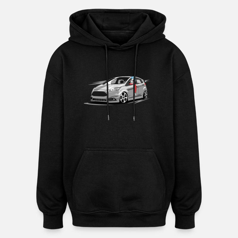 Fiesta 7 ST MK7 Skulldriver - Sweat à capuche oversize unisexe - noir