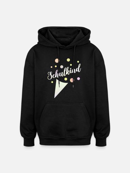 Schultüte Schulkind - Oversized Unisex Hoodie - Schwarz