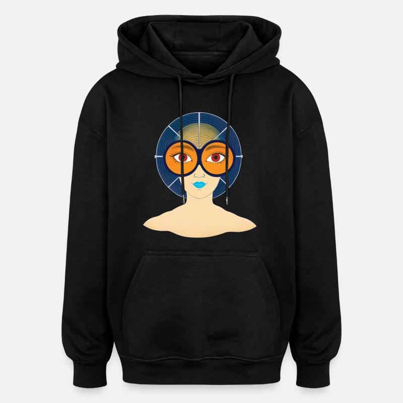 FREE YOUR MIND #1 - nice people - Sweat à capuche oversize unisexe - noir