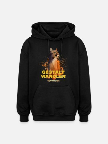 Woodwalker's film Shapeshifter - Oversized Unisex Hoodie - black