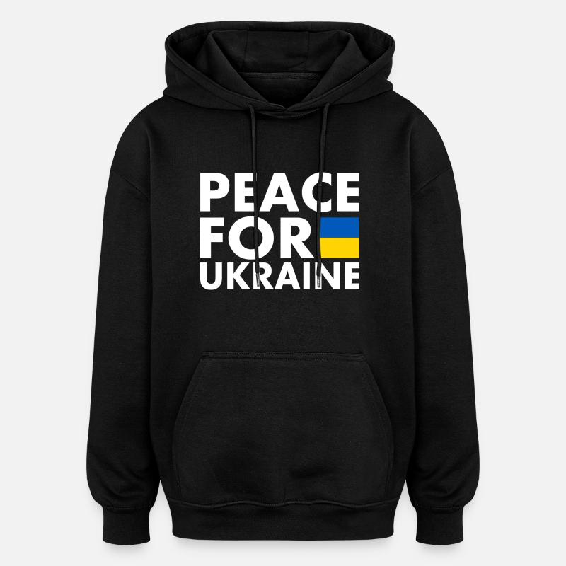 Ukraine - Oversized Unisex Hoodie - black