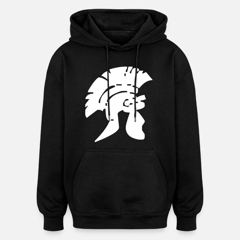 Casque Romain - Design - Sweat à capuche oversize unisexe - noir