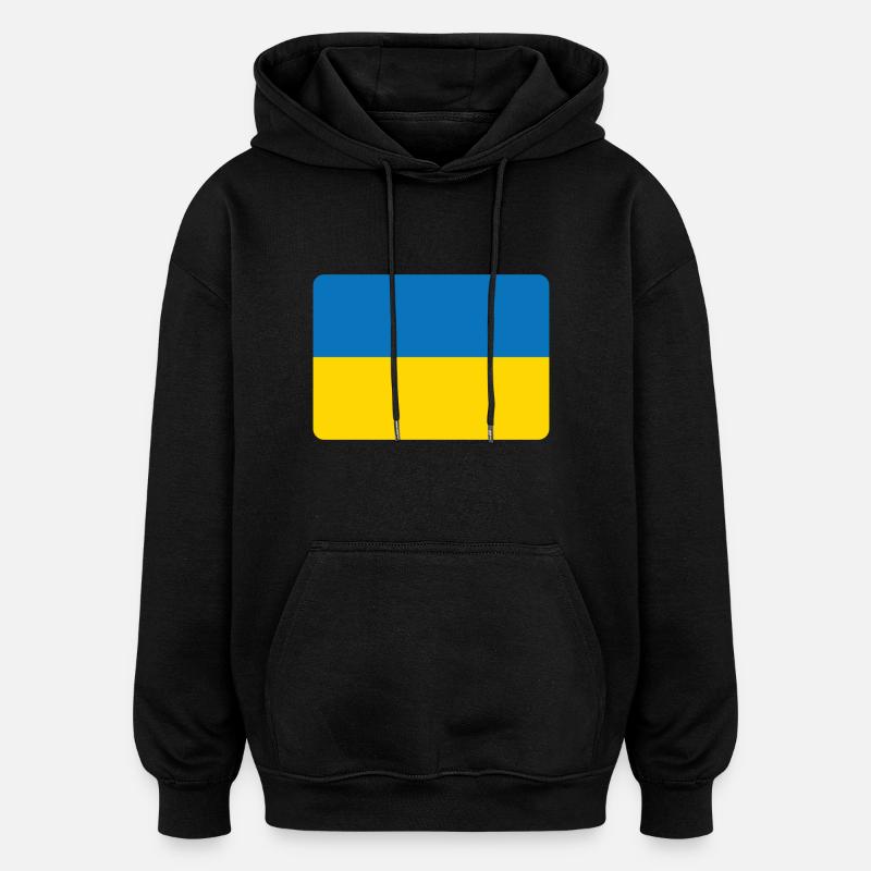L’UKRAINE EST N ° 1 - Sweat à capuche oversize unisexe - noir