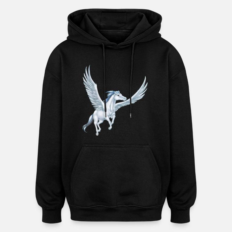 Pegasus 12 (Remake von 3) - Oversized Unisex Hoodie - Schwarz