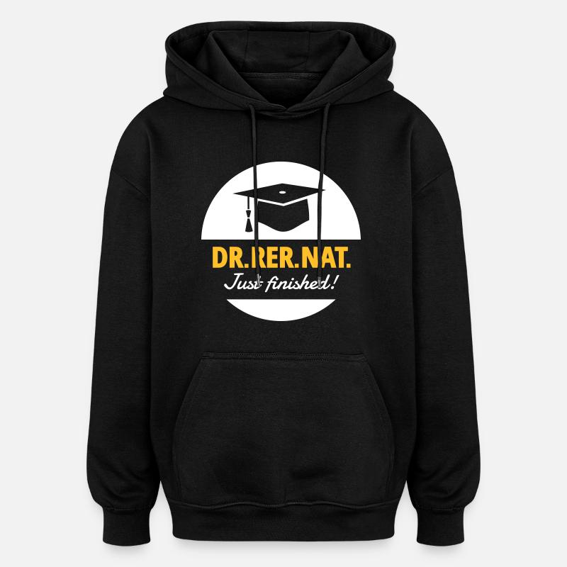 Docteur science - Sweat à capuche oversize unisexe - noir