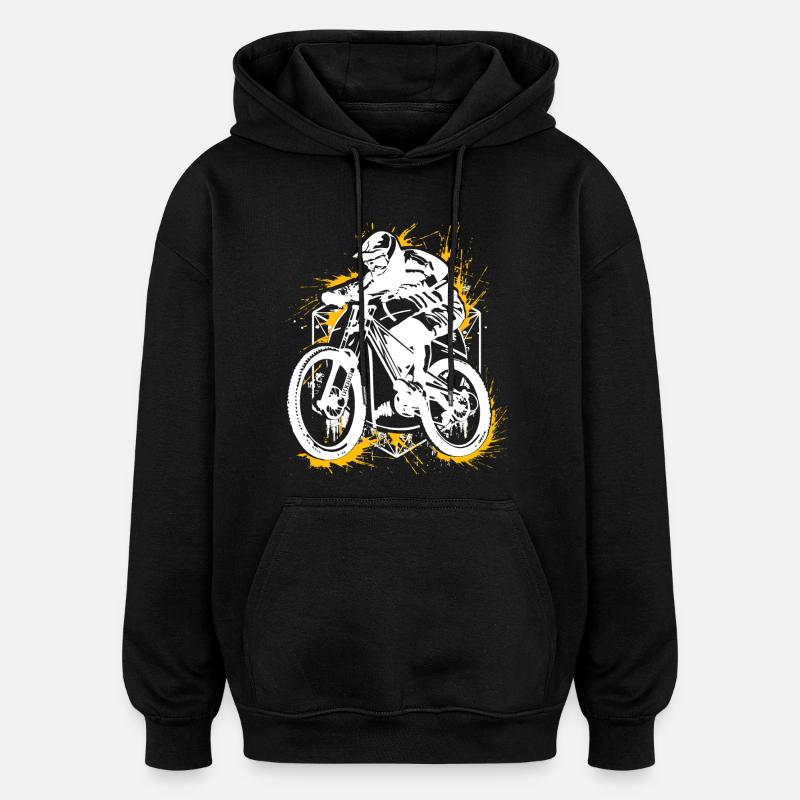 VTT VTT - VTT - VTT - Sweat à capuche oversize unisexe - noir