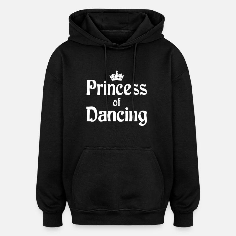 Danse T-shirt - Sweat à capuche oversize unisexe - noir