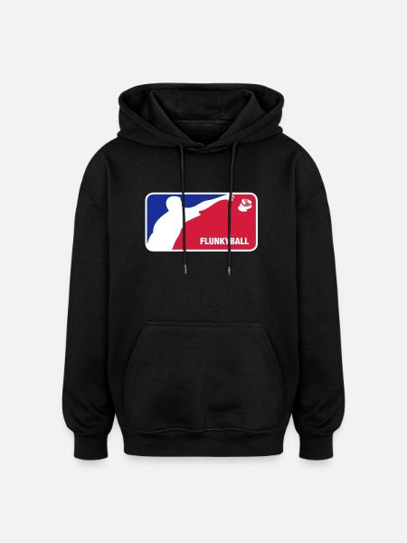 Flunkyball - Oversized Unisex Hoodie - Schwarz