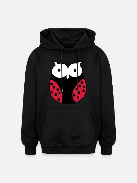 Ladybug Gross - Oversized Unisex Hoodie - black