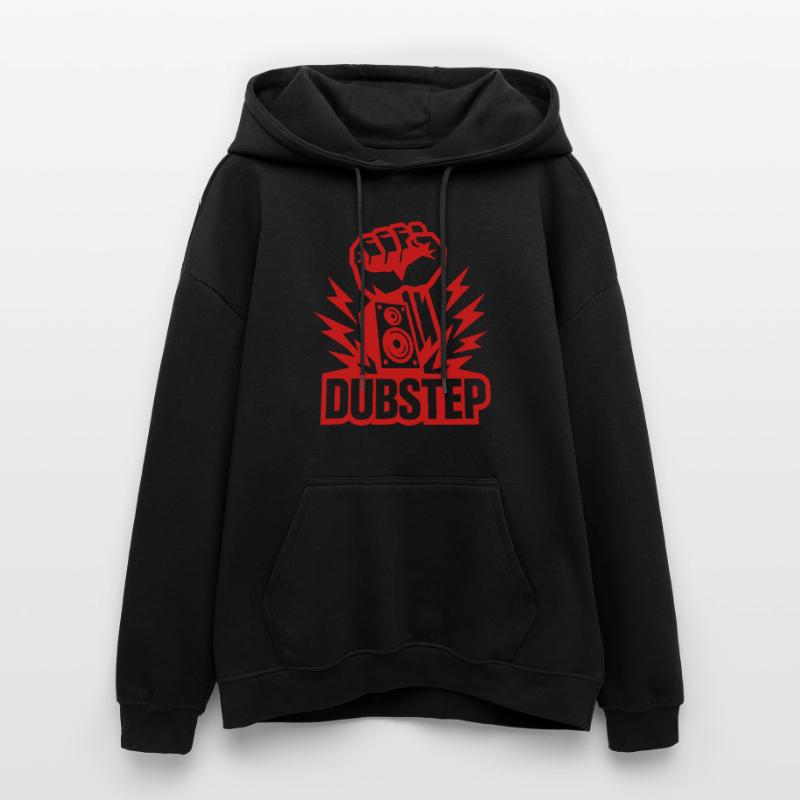 Poder del dubstep Sudadera con capucha oversize unisex
