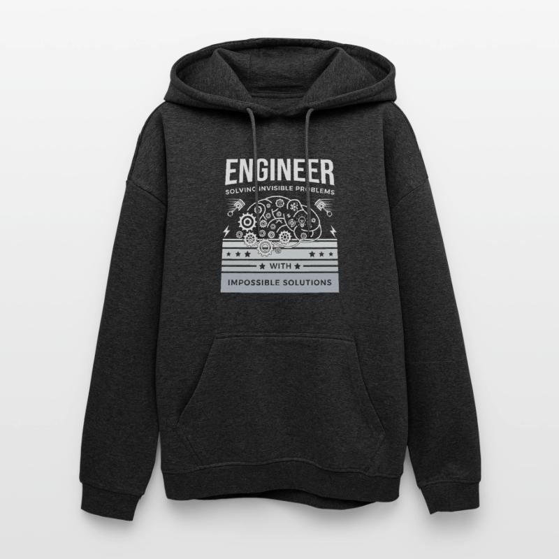 ENGINEER – Solving Invisible Problems T-Shirt Oversized Unisex Hoodie