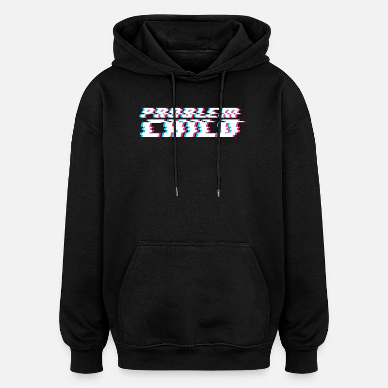 Enfant à problèmes - Sweat à capuche oversize unisexe - noir