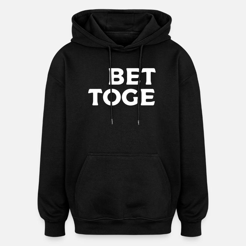 Better Together No1 partner look - Oversized Unisex Hoodie - black