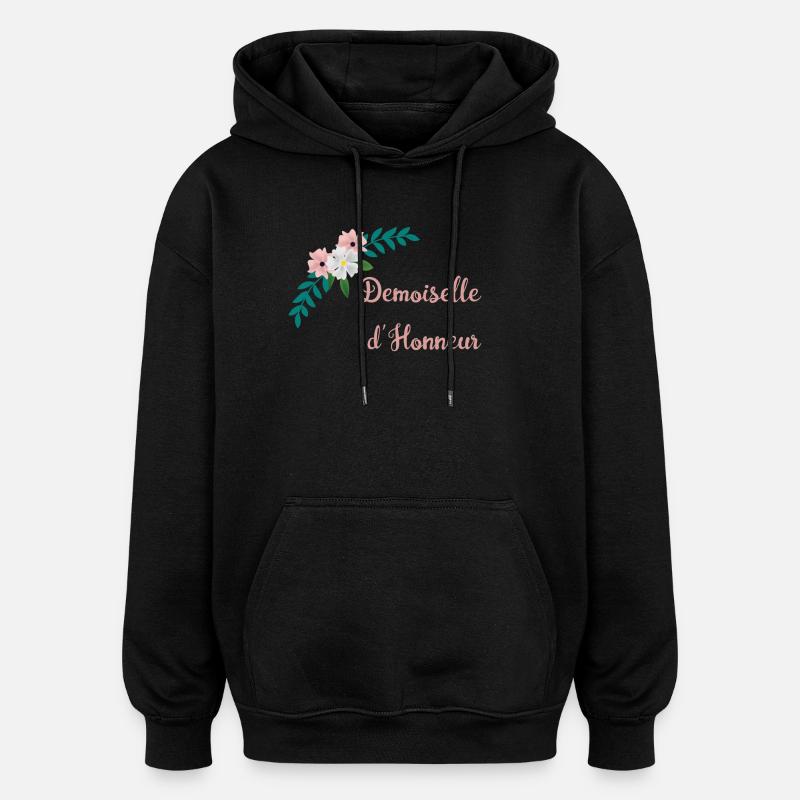 Brautjungfer - Bukolische Sammlung - Oversized Unisex Hoodie - Schwarz