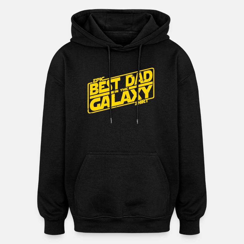 Beste Galaxy Kartoffel - Oversized Unisex Hoodie - Schwarz