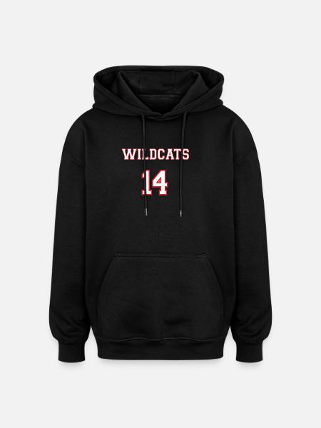 WILDCATS DE L’EST HIGH 14 - Sweat à capuche oversize unisexe - noir
