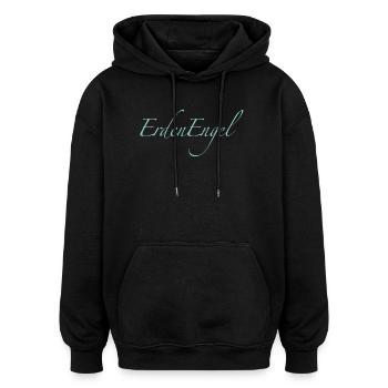 ErdenEngel türkis - Sonja Ariel von Staden - Oversized Unisex Hoodie - Schwarz - Vorne - Noah (186cm)