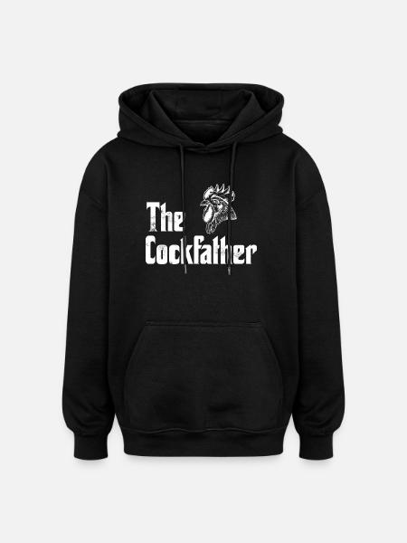 Chicken Chicken - Oversized Unisex Hoodie - black