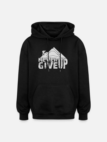 ESCALADE, ESCALADE, ESCALADE - Sweat à capuche oversize unisexe - noir