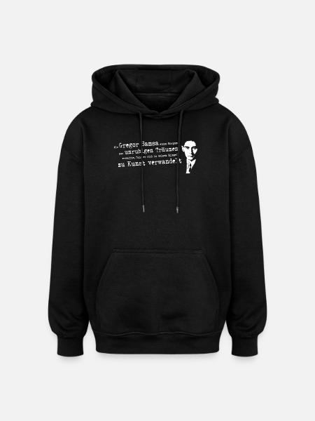Franz Kafka-Beuys Transformation | Gregor Samsa - Oversized Unisex Hoodie - black
