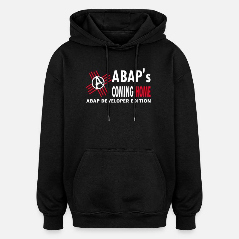 ABAPsComingHome - Oversized Unisex Hoodie - Schwarz