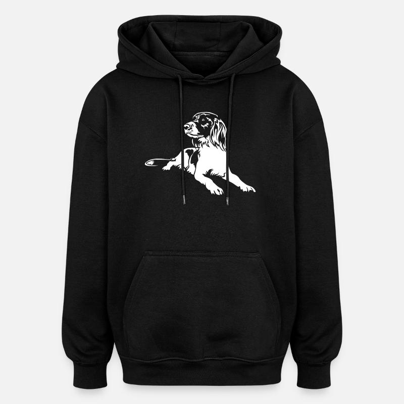 Münsterland « Édition Noire » - Sweat à capuche oversize unisexe - noir