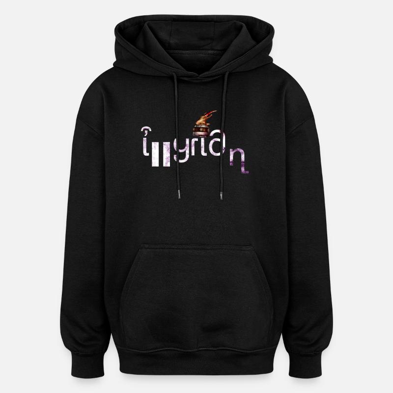 Illyrian - Oversized Unisex Hoodie - black