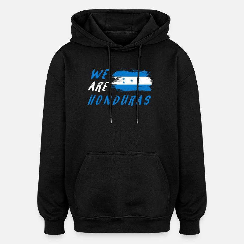 Wir sind Honduras - Oversized Unisex Hoodie - Schwarz