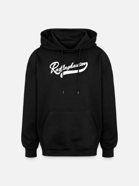 Recklinghausen Retro - Oversized Unisex Hoodie - black
