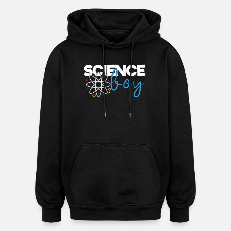 Science Boy - Oversized Unisex Hoodie - black