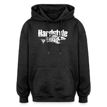 Hardstyle - Oversized Unisex Hoodie - Anthrazit - Vorne - Noah (186cm)