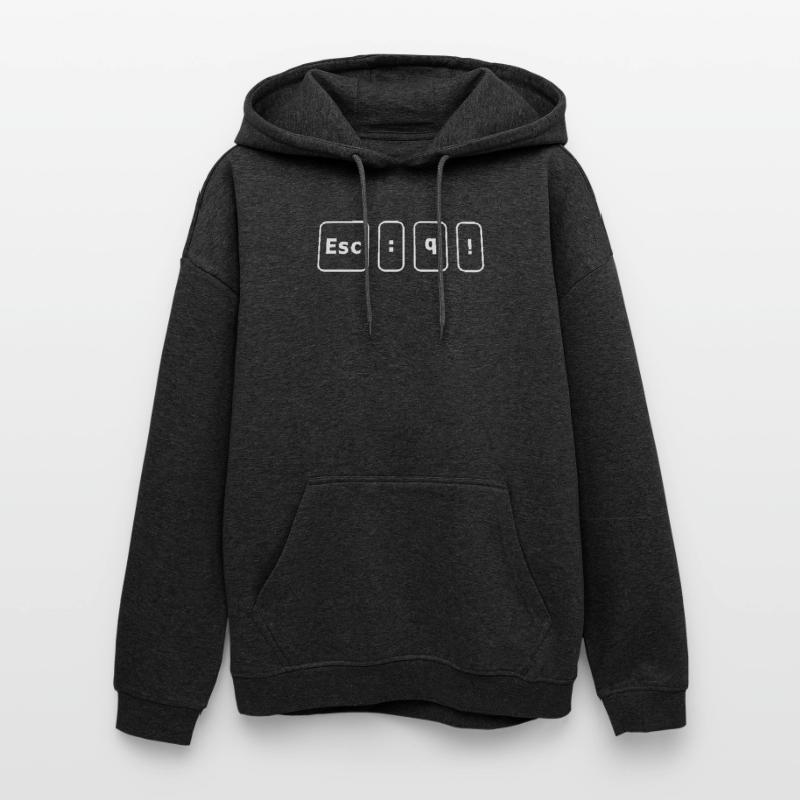 Code d’échappement Vim Sweat à capuche oversize unisexe
