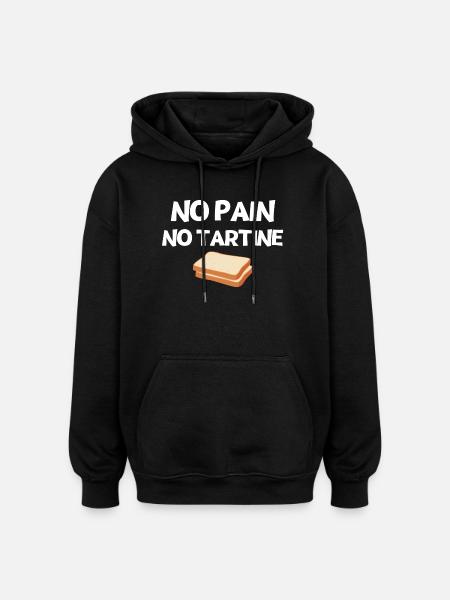 Bäcker, Bäcker, Bäcker - Oversized Unisex Hoodie - Schwarz