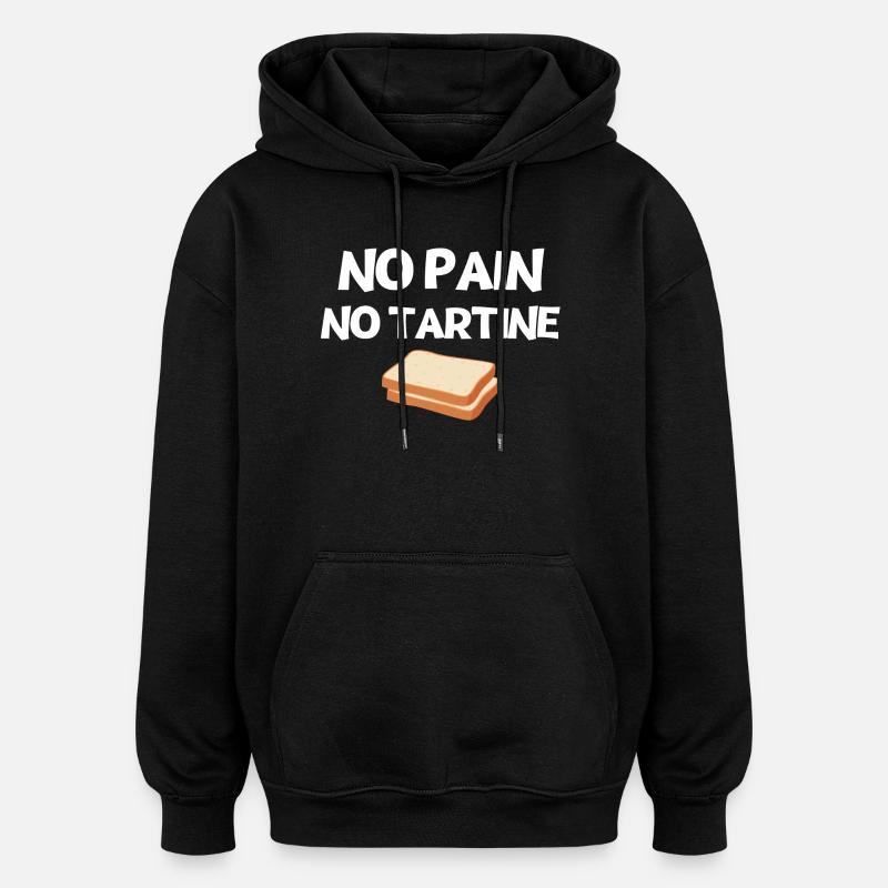 Bäcker, Bäcker, Bäcker - Oversized Unisex Hoodie - Schwarz