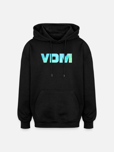 VDM - Oversized Unisex Hoodie - Schwarz