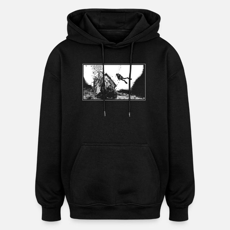 Das Wrack - Oversized Unisex Hoodie - Schwarz